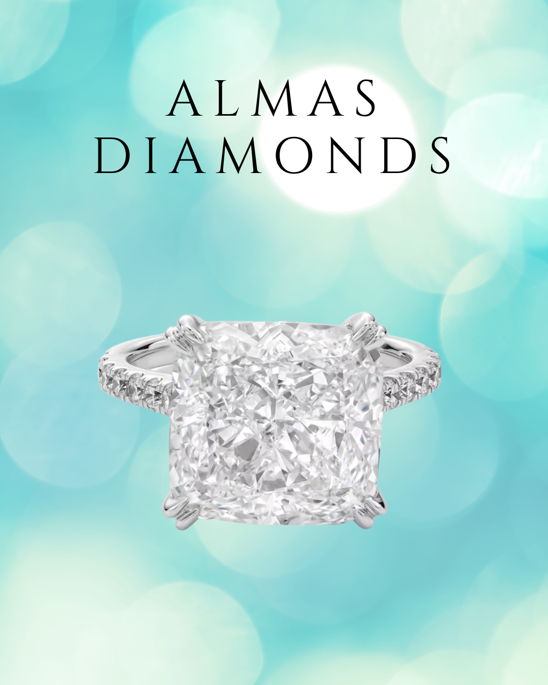 10 Carat Cushion Cut Diamond Engagement Ring - Certified