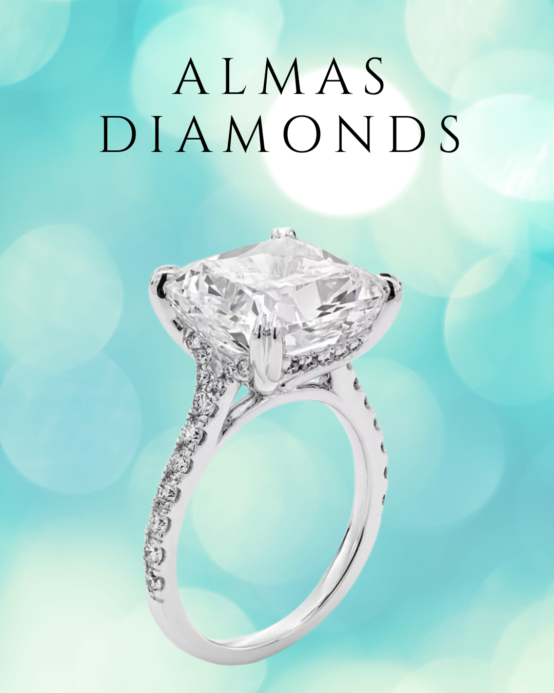 10 Carat Cushion Cut Diamond Engagement Ring - Certified