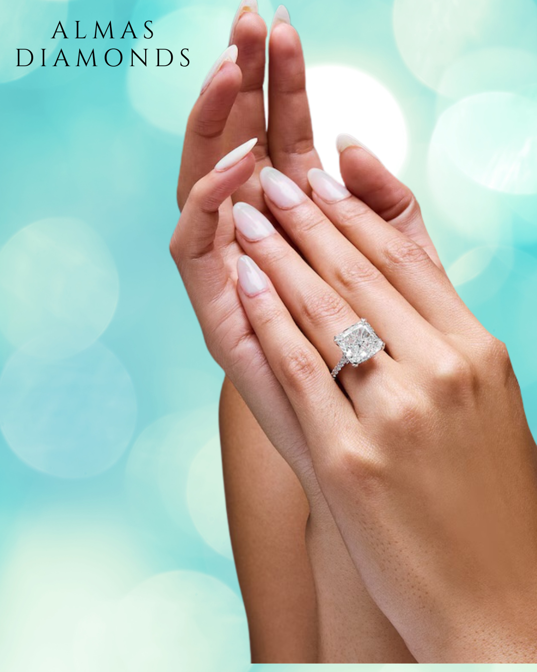 10 Carat Cushion Cut Diamond Engagement Ring - Certified