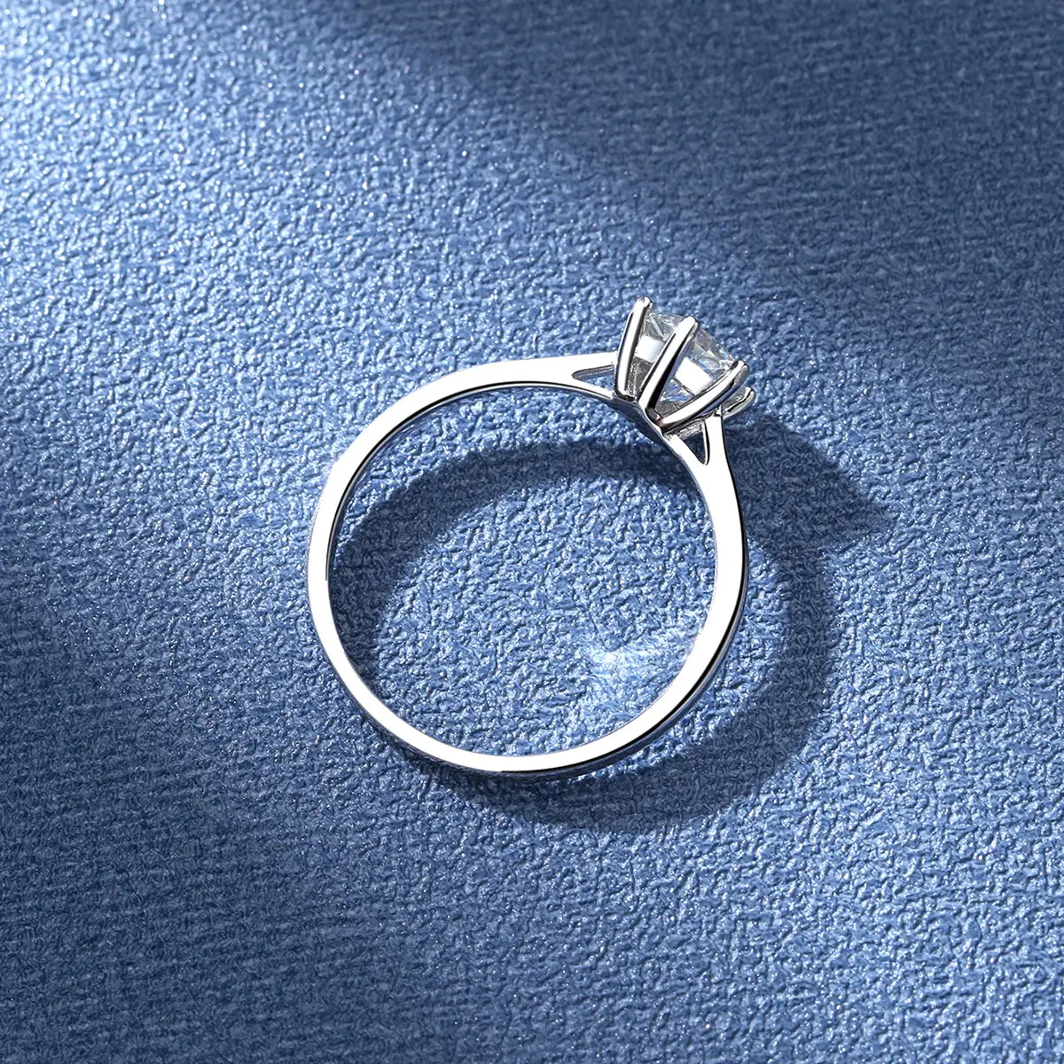 2 CT Solitaire Engagement Ring with Lab Diamond