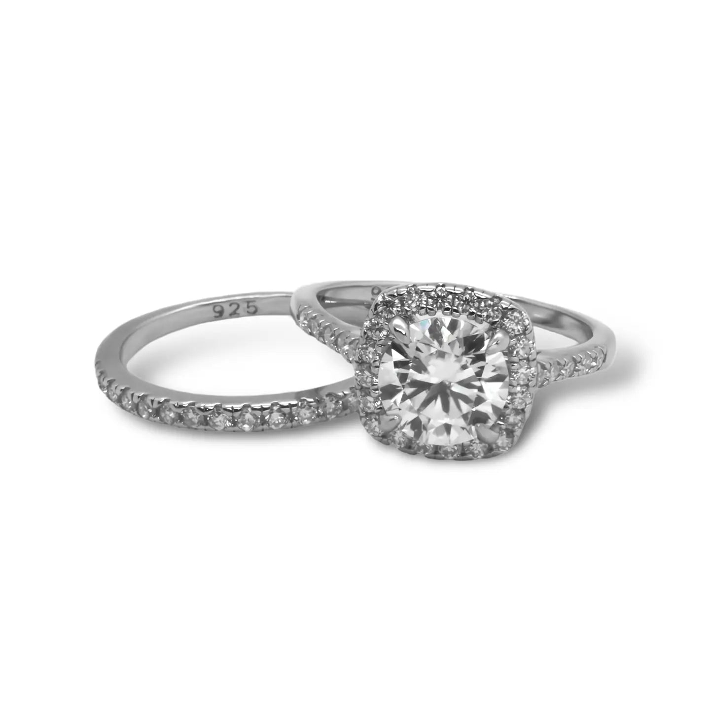 Sterling Silver 1.2CT Moissanite set