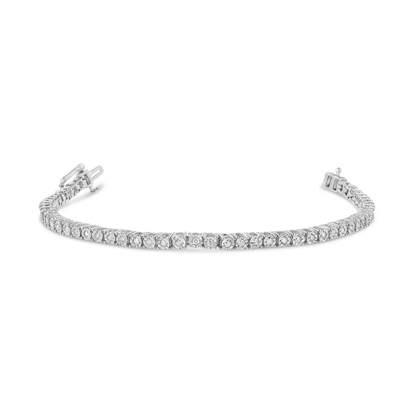 1 CT Real Diamond Tennis Bracelet