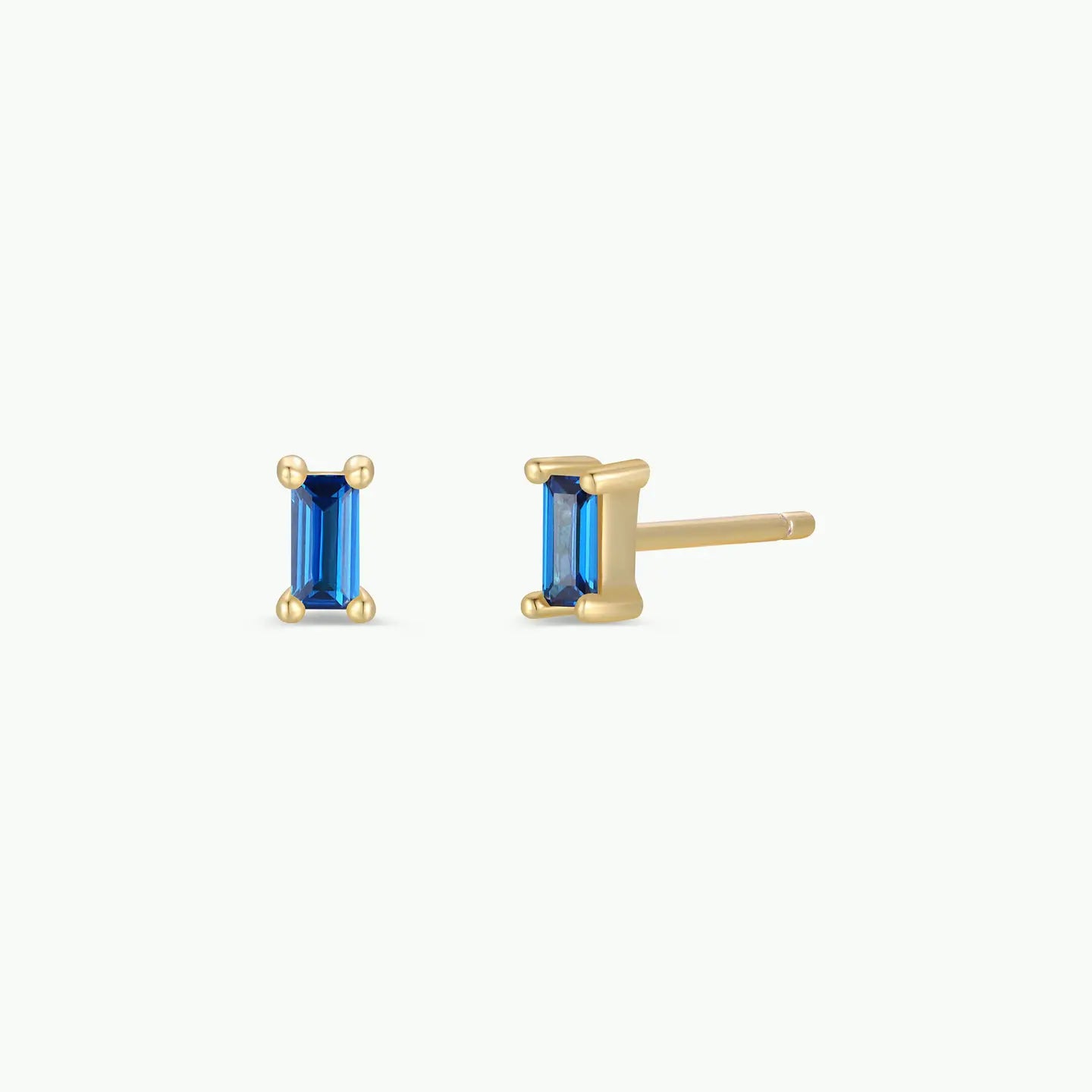 Eternal Blue – Gold & Sapphire Earrings