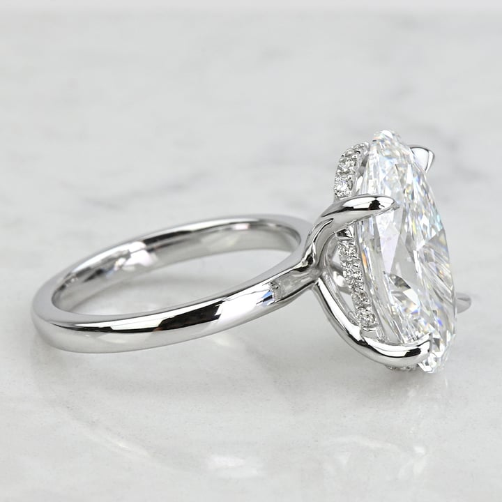 6 Carat Lab-Grown Diamond Engagement Ring