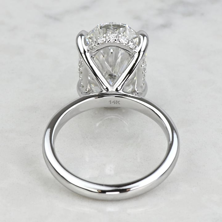 6 Carat Lab-Grown Diamond Engagement Ring