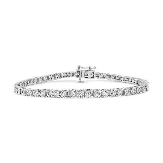 1 CT Real Diamond Tennis Bracelet