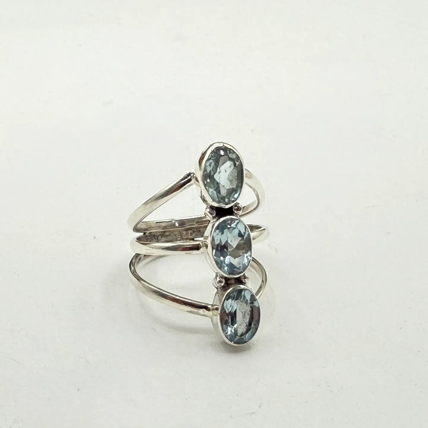 Blue Topaz Semi-Precious 3 Gemstone