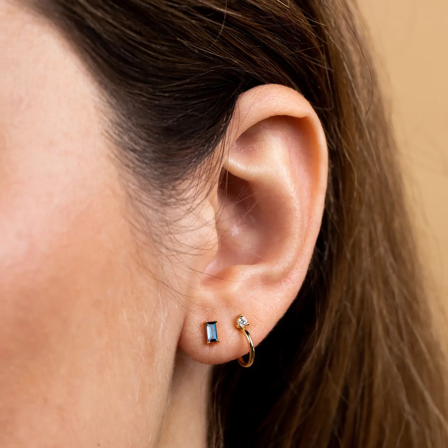 Eternal Blue – Gold & Sapphire Earrings