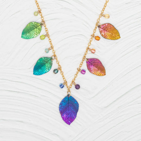 Healing Elm Leaf Necklace